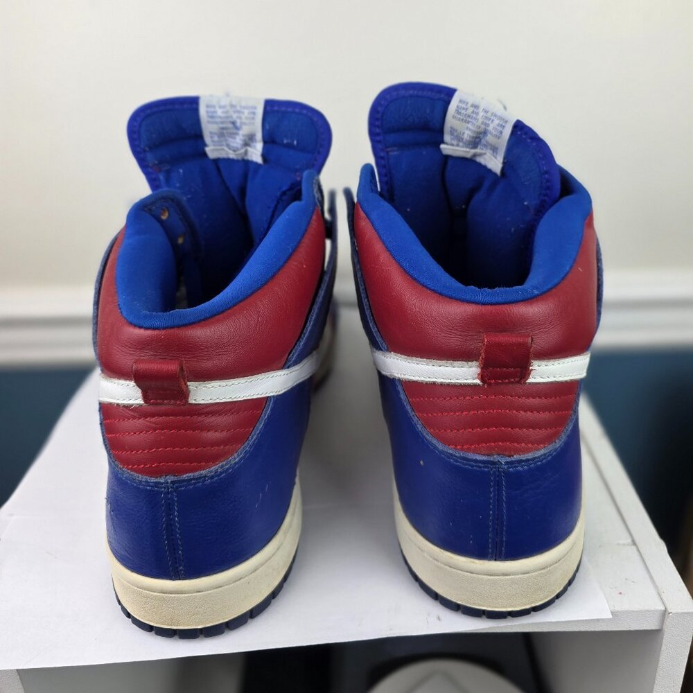 Nike Dunk High L.A. Clippers 305287 Men's Size 14 Sneakers Royal Blue Red White - Picture 4 of 8
